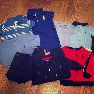 Lot of baby boy Ralph Lauren clothing 3-9 months